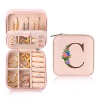 Casual Cute Letter Solid Color Pu Leather Jewelry Boxes sku image 3