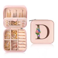 Casual Cute Letter Solid Color Pu Leather Jewelry Boxes sku image 4