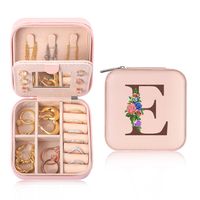 Casual Cute Letter Solid Color Pu Leather Jewelry Boxes sku image 5