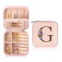 Casual Cute Letter Solid Color Pu Leather Jewelry Boxes sku image 6