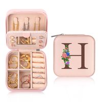 Casual Cute Letter Solid Color Pu Leather Jewelry Boxes sku image 7