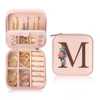 Casual Cute Letter Solid Color Pu Leather Jewelry Boxes sku image 11