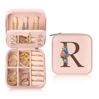 Casual Cute Letter Solid Color Pu Leather Jewelry Boxes sku image 12
