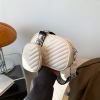 Women's Small Pu Leather Solid Color Basic Zipper Shoulder Bag Bag Sets main image 5
