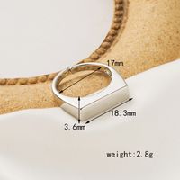 Großhandel IG-Stil Einfacher Stil Herzform Einfarbig Schlange Kupfer 18 Karat Vergoldet Offener Ring sku image 5