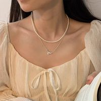 Sterling Silver Silver Plated Simple Style Classic Style Plating Solid Color Pendant Necklace main image 5