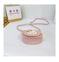 Girl's Small Pu Leather Rabbit Cute Square Magnetic Buckle Crossbody Bag main image 2