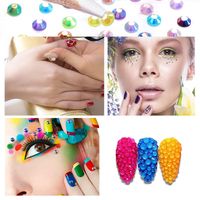 Simple Style Colorful Resin Nail Decoration Accessories 1 Box main image 4