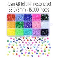 Simple Style Colorful Resin Nail Decoration Accessories 1 Box main image 7