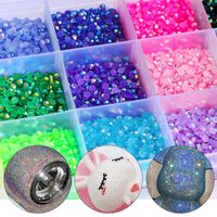 Simple Style Colorful Resin Nail Decoration Accessories 1 Box main image 8