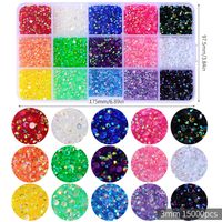 Simple Style Colorful Resin Nail Decoration Accessories 1 Box sku image 2