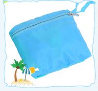 Vacation Solid Color Bucket String Beach Bag main image 3