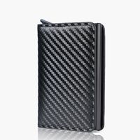 Unisex Solid Color Pu Leather Flip Cover Card Holders main image 3