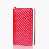Unisex Solid Color Pu Leather Flip Cover Card Holders sku image 6
