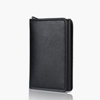 Unisex Solid Color Pu Leather Flip Cover Card Holders sku image 7