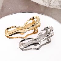 Women's Simple Style Heart Shape Metal Plating Hair Clip main image 6