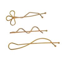 Women's Simple Style Classic Style Solid Color Alloy Plating Hair Clip main image 5