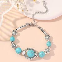 Estilo Étnico Ronda Aleación Con Cuentas Mujeres Pulsera sku image 1