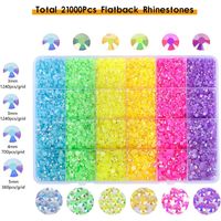 Simple Style Classic Style Colorful Resin Nail Decoration Accessories 1 Box main image 3