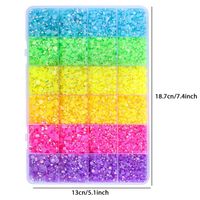 Simple Style Classic Style Colorful Resin Nail Decoration Accessories 1 Box main image 2