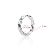 1 Pair Simple Style Round Plating 304 Stainless Steel 18K Gold Plated Earrings main image 3