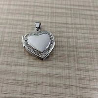 Romantic Heart Shape Stainless Steel Plating Pendant Necklace sku image 4