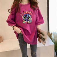 Women's T-shirt Short Sleeve T-Shirts Printing Casual Letter main image 1