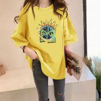 Women's T-shirt Short Sleeve T-Shirts Printing Casual Letter main image 3