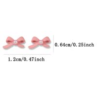 Cute Sweet Bow Knot Zinc Alloy Nail Decoration Accessories 60 Pieces Per Pack main image 2