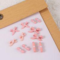 Cute Sweet Bow Knot Zinc Alloy Nail Decoration Accessories 60 Pieces Per Pack main image 8