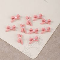 Cute Sweet Bow Knot Zinc Alloy Nail Decoration Accessories 60 Pieces Per Pack main image 7