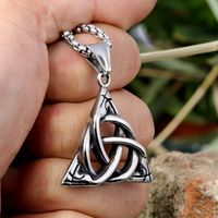 1 Piece 304 Stainless Steel None Distressed Snake Pendant main image 1