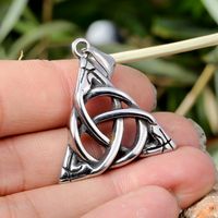 1 Piece 304 Stainless Steel None Distressed Snake Pendant main image 5