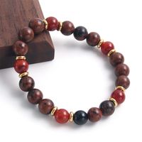 Classic Style Round 316 Stainless Steel  Natural Stone Beaded Unisex Bracelets main image 3
