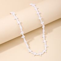 Wholesale Jewelry Nordic Style Simple Style Geometric Arylic Beaded Necklace main image 4