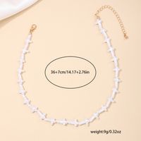 Wholesale Jewelry Nordic Style Simple Style Geometric Arylic Beaded Necklace main image 2