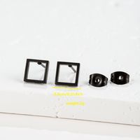 1 Paar Süß Japanischer Stil Kreuzen Herzform Schmetterling Aushöhlen Edelstahl 304 18 Karat Vergoldet Ohrstecker sku image 33