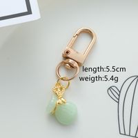 Cute Simple Style British Style Letter Lucky Bag Alloy Bag Pendant Keychain main image 2