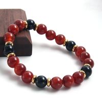 Simple Style Classic Style Round 316 Stainless Steel  Natural Stone Beaded Women's Bracelets main image 5