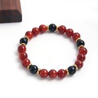Simple Style Classic Style Round 316 Stainless Steel  Natural Stone Beaded Women's Bracelets sku image 1