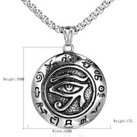 Hip-Hop Cool Style Devil's Eye 304 Stainless Steel None Men's main image 2