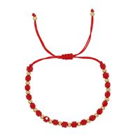 Simple Style Classic Style Solid Color Artificial Crystal Beaded Women's Bracelets sku image 1