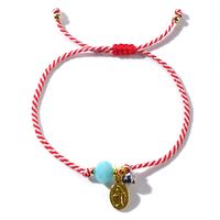 Simple Style Classic Style Color Block Alloy Polyester Handmade Women's Drawstring Bracelets sku image 2