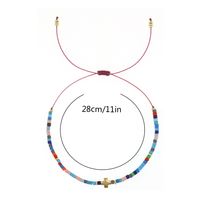 Simple Style Classic Style Color Block Polyester Glass Seed Bead Beaded Women's Bracelets main image 2