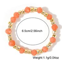 Vacation Color Block Artificial Crystal Beaded Women's Rings main image 2
