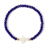 Simple Style Classic Style Solid Color Artificial Crystal Beaded Women's Bracelets sku image 1