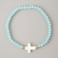 Simple Style Classic Style Solid Color Artificial Crystal Beaded Women's Bracelets sku image 6
