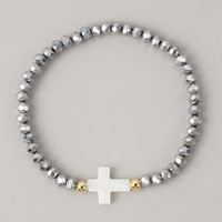 Simple Style Classic Style Solid Color Artificial Crystal Beaded Women's Bracelets sku image 7