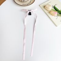 Women's Simple Style Classic Style Bow Knot Plastic Cloth Braid Hair Clip sku image 2