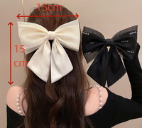 IG Style Elegant Lady Bow Knot Cloth Hair Clip 1 Piece main image 2